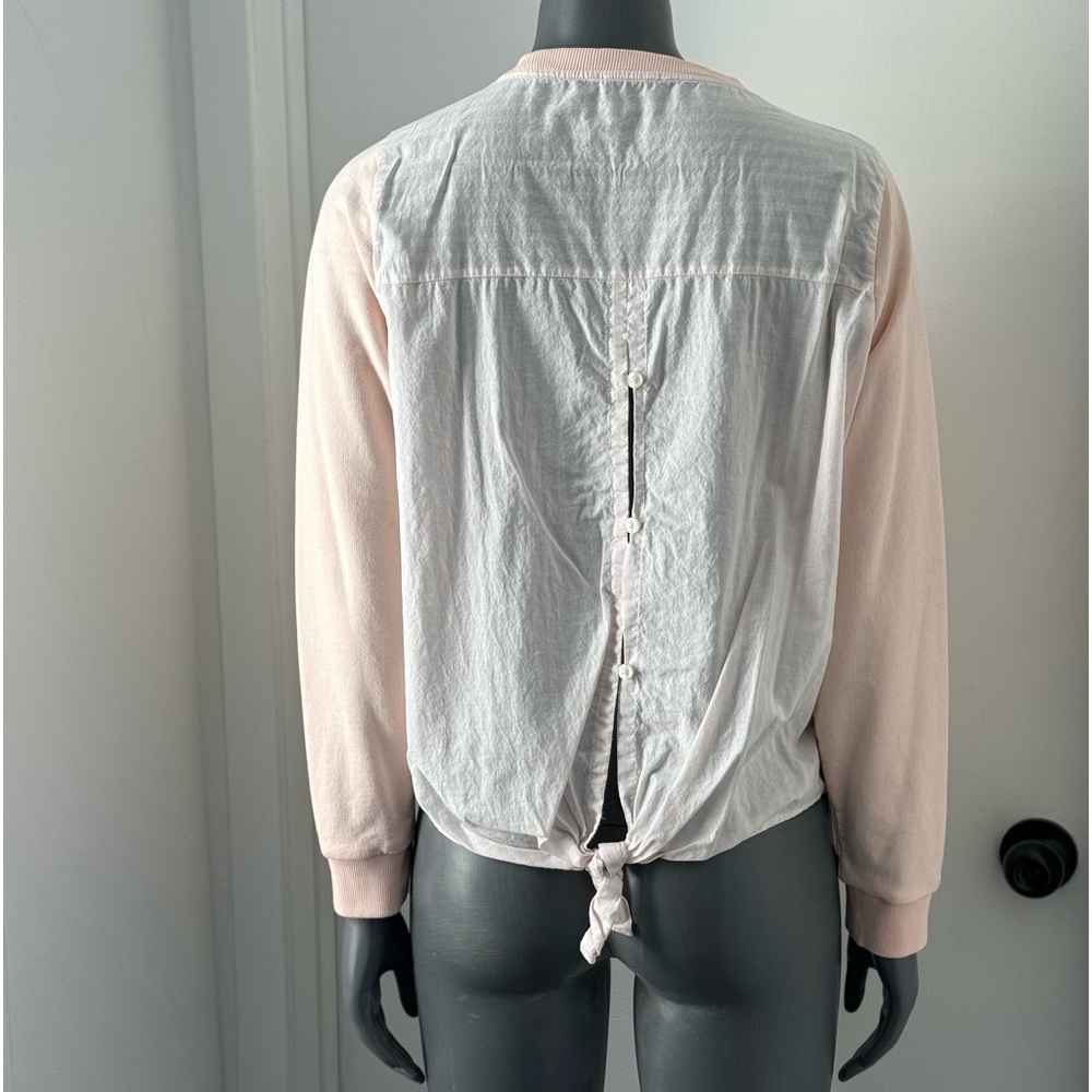 JCrew tie back sweatshirt